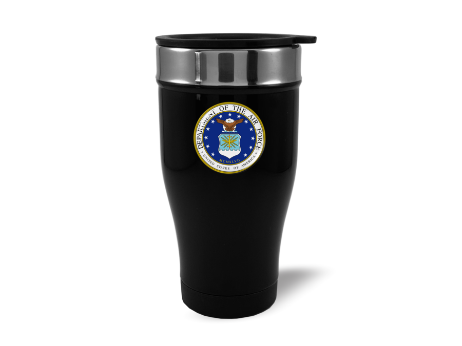 Travel Mug with U.S. Department Of The AIR Force Logo